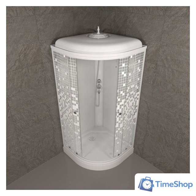 Душевая кабина Triton Мозаика А 100х100 - Изображение №4 — Интернет-магазин Time-Shop