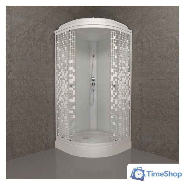 Душевая кабина Triton Мозаика А 100х100 - Изображение №3 — Интернет-магазин Time-Shop