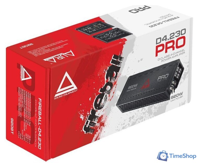 Автомобильный усилитель Aura Fireball-4.230 PRO - Изображение №7 — Интернет-магазин Time-Shop