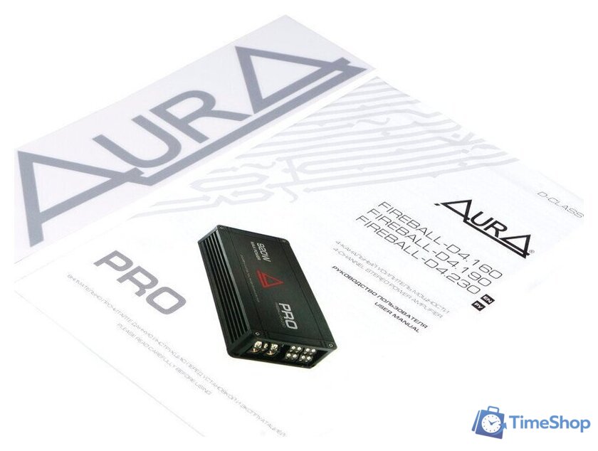 Автомобильный усилитель Aura Fireball-4.230 PRO - Изображение №6 — Интернет-магазин Time-Shop