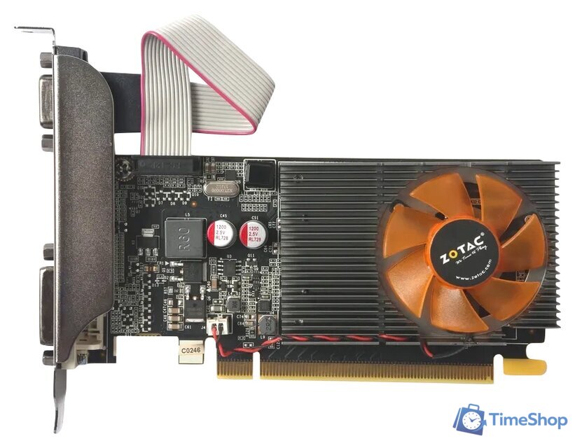 Видеокарта ZOTAC GeForce GT 710 2GB ZT-71310-10L - Изображение №1 — Интернет-магазин Time-Shop