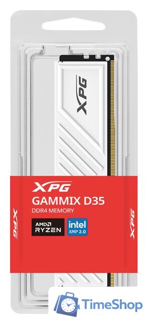 Оперативная память ADATA XPG GAMMIX D35 8ГБ DDR4 3200 МГц AX4U32008G16A-SWHD35 - Изображение №5 — Интернет-магазин Time-Shop