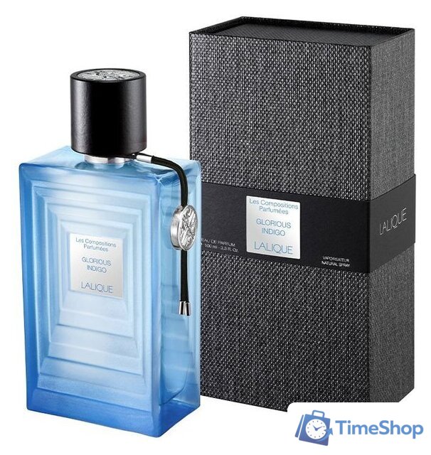 Парфюмерная вода Lalique Les Compositions Parfumees Glorious Indigo EdP (100 мл) - Изображение №3 — Интернет-магазин Time-Shop