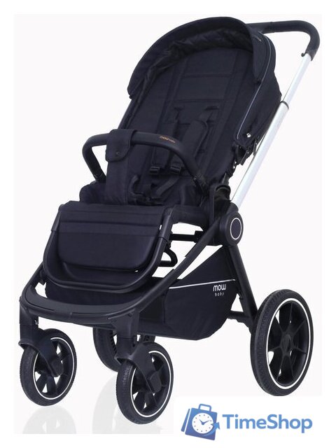 Универсальная коляска Rant MOWbaby Zoom PU (2 в 1, silver black) - Изображение №5 — Интернет-магазин Time-Shop