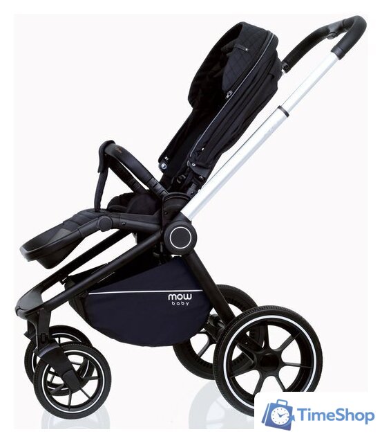 Универсальная коляска Rant MOWbaby Zoom PU (2 в 1, silver black) - Изображение №7 — Интернет-магазин Time-Shop