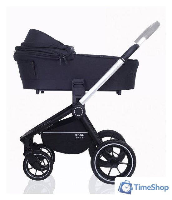 Универсальная коляска Rant MOWbaby Zoom PU (2 в 1, silver black) - Изображение №9 — Интернет-магазин Time-Shop