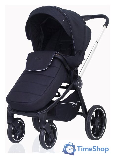 Универсальная коляска Rant MOWbaby Zoom PU (2 в 1, silver black) - Изображение №6 — Интернет-магазин Time-Shop