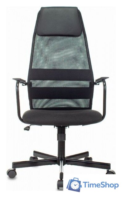 Офисное кресло Бюрократ KB-5M (TW-01 3C11 черный, сетка/ткань) - Изображение №2 — Интернет-магазин Time-Shop
