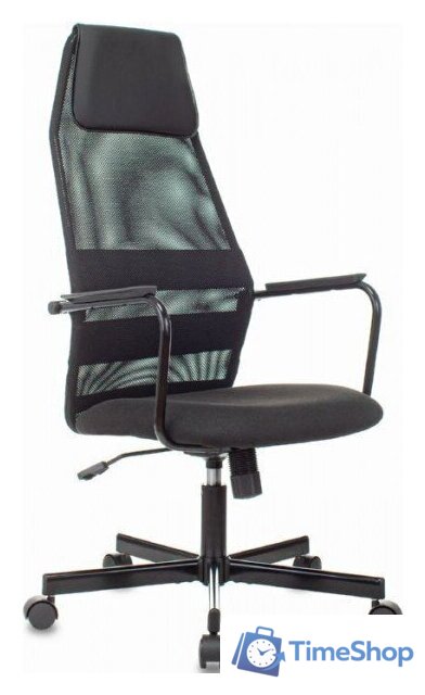 Офисное кресло Бюрократ KB-5M (TW-01 3C11 черный, сетка/ткань) - Изображение №1 — Интернет-магазин Time-Shop