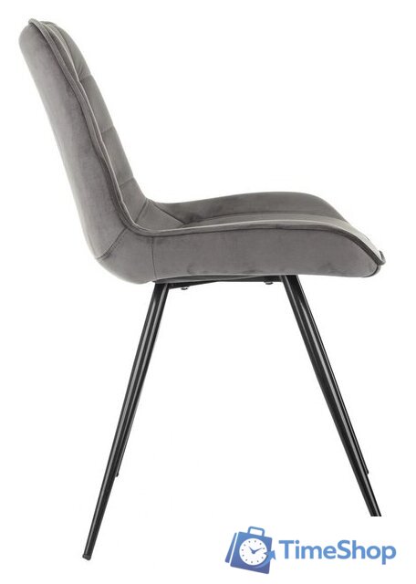 Стул Бюрократ CH-K2 2 шт (серый Holland 18/черный) - Изображение №6 — Интернет-магазин Time-Shop