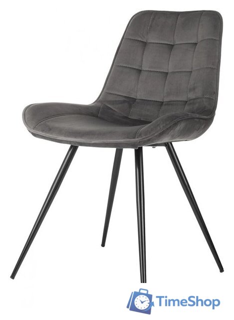 Стул Бюрократ CH-K2 2 шт (серый Holland 18/черный) - Изображение №4 — Интернет-магазин Time-Shop