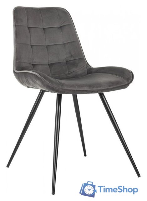 Стул Бюрократ CH-K2 2 шт (серый Holland 18/черный) - Изображение №2 — Интернет-магазин Time-Shop