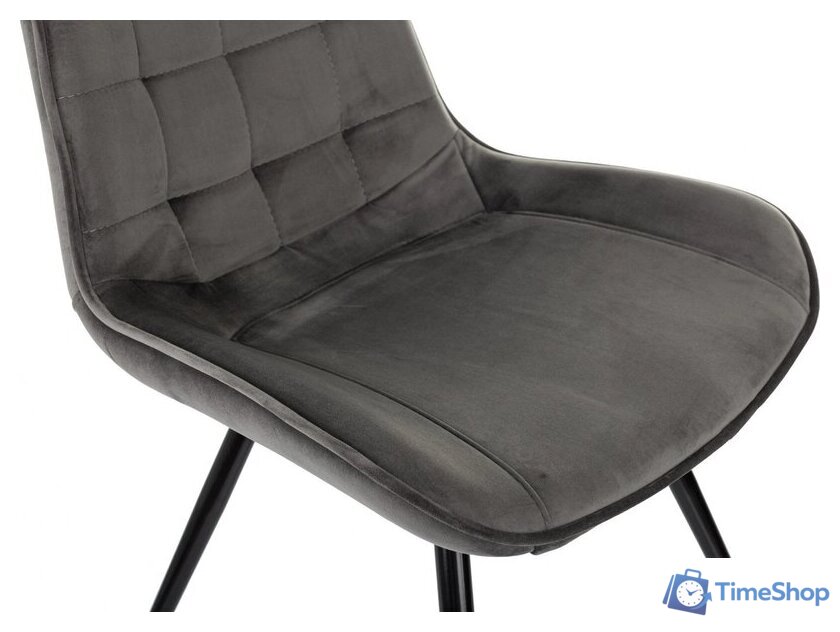 Стул Бюрократ CH-K2 2 шт (серый Holland 18/черный) - Изображение №7 — Интернет-магазин Time-Shop