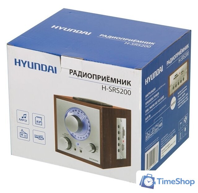 Радиоприемник Hyundai H-SRS200 - Изображение №4 — Интернет-магазин Time-Shop