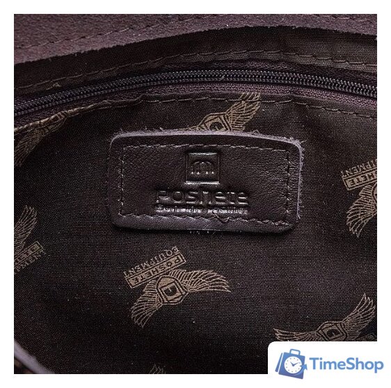 Мужская сумка Poshete 196-1260-6-DBW (коричневый) - Изображение №7 — Интернет-магазин Time-Shop