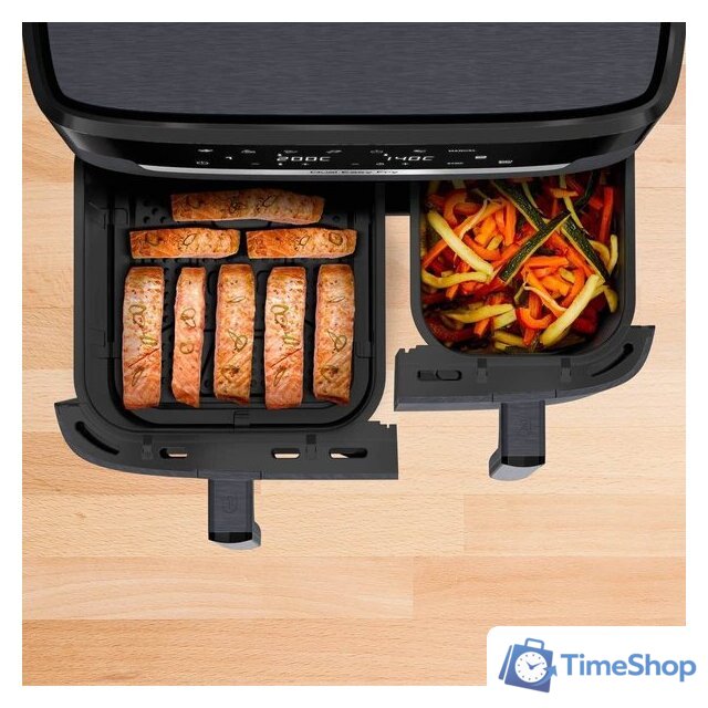 Аэрогриль (аэрофритюрница) Tefal Dual Easy Fry EY942BE0 - Изображение №3 — Интернет-магазин Time-Shop