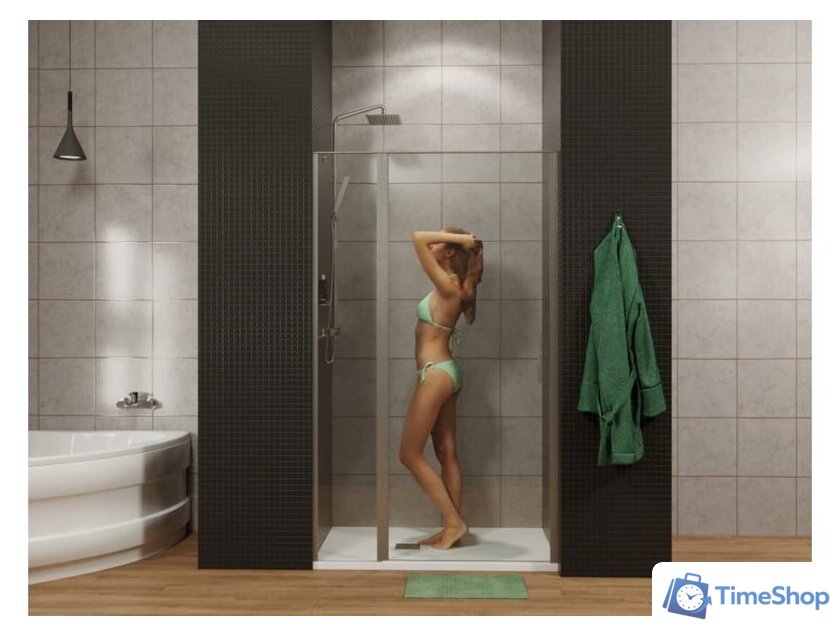 Душевая дверь Allen Brau Priority 3.31033.BBA 294062 (черный браш) - Изображение №13 — Интернет-магазин Time-Shop