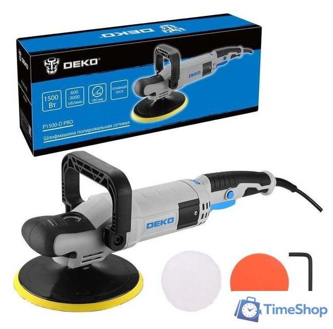 Полировальная машина Deko P1500-D PRO 083-1050 - Изображение №1 — Интернет-магазин Time-Shop