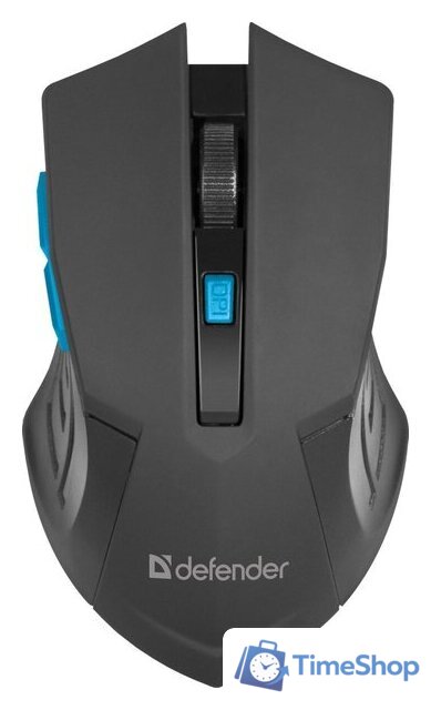 Мышь Defender Accura MM-275 (черный/синий) - Изображение №1 — Интернет-магазин Time-Shop