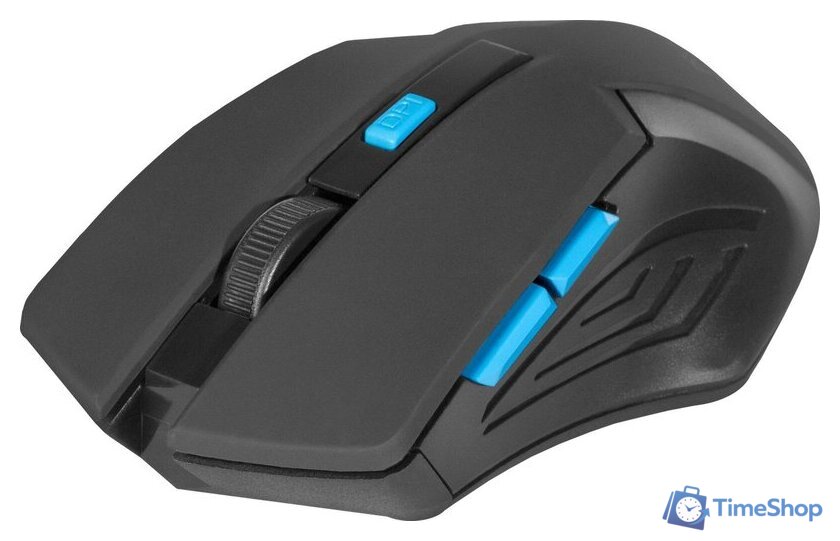 Мышь Defender Accura MM-275 (черный/синий) - Изображение №2 — Интернет-магазин Time-Shop