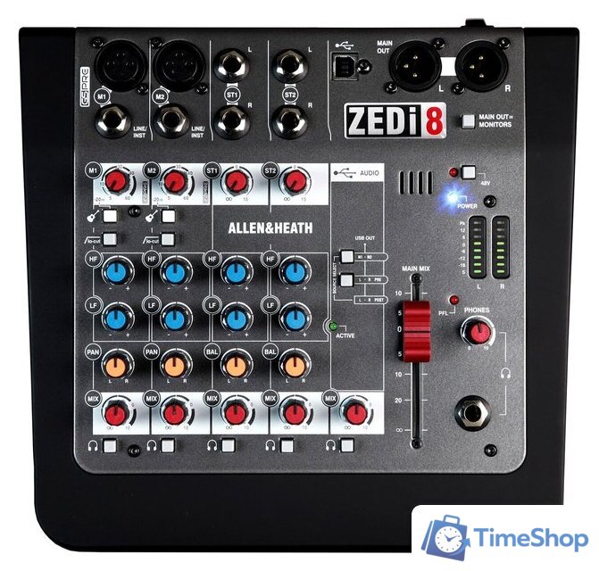 Микшерный пульт Allen & Heath ZEDi-8 - Изображение №1 — Интернет-магазин Time-Shop
