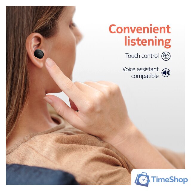 Наушники Nokia Comfort Earbuds+ (черный) - Изображение №5 — Интернет-магазин Time-Shop