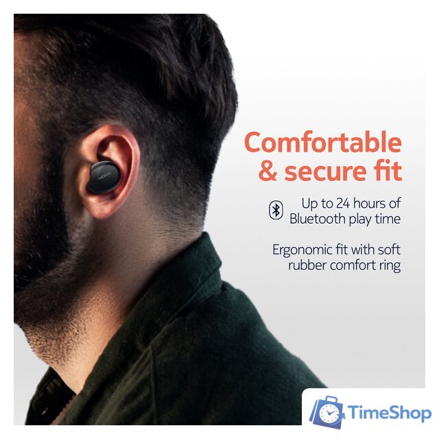 Наушники Nokia Comfort Earbuds+ (черный) - Изображение №7 — Интернет-магазин Time-Shop