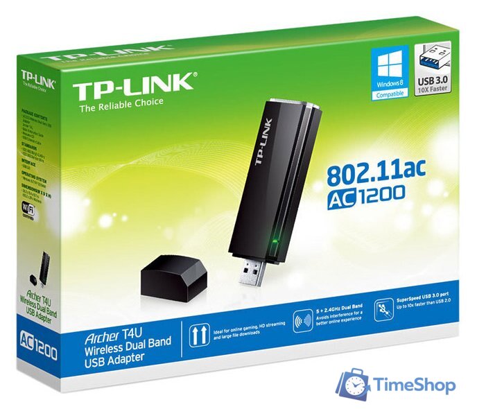 Wi-Fi адаптер TP-Link Archer T4U - Изображение №5 — Интернет-магазин Time-Shop
