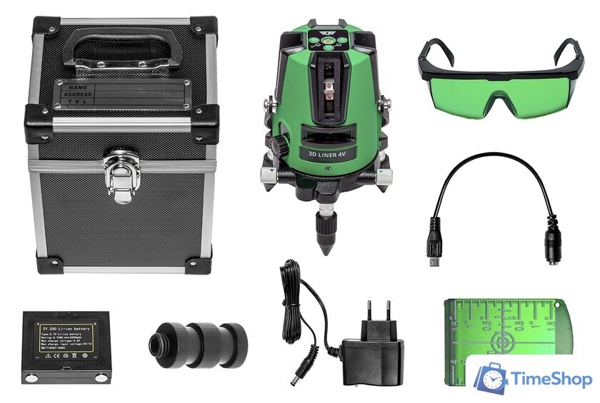 Лазерный нивелир ADA Instruments 3D Liner 4V Green - Изображение №2 — Интернет-магазин Time-Shop