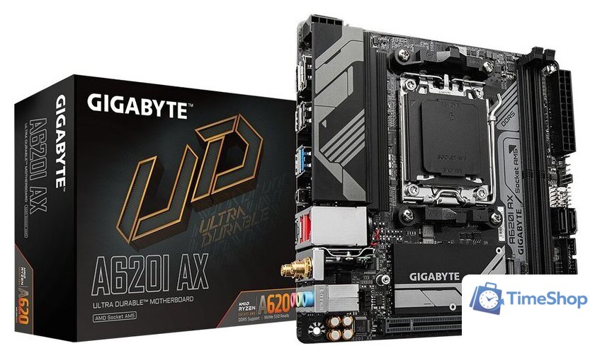 Материнская плата Gigabyte A620I AX (rev. 1.0) - Изображение №2 — Интернет-магазин Time-Shop