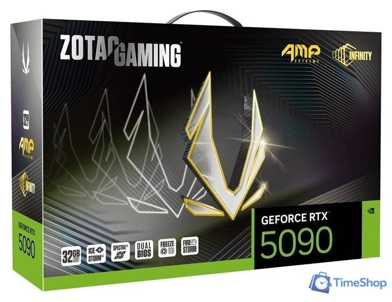 Видеокарта ZOTAC Gaming GeForce RTX 5090 AMP Extreme Infinity ZT-B50900B-10P - Изображение №8 — Интернет-магазин Time-Shop