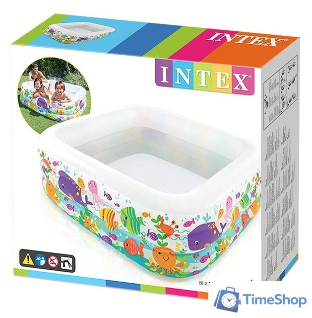 Надувной бассейн Intex Sea Aquarium 57471 (159х50) - Изображение №2 — Интернет-магазин Time-Shop
