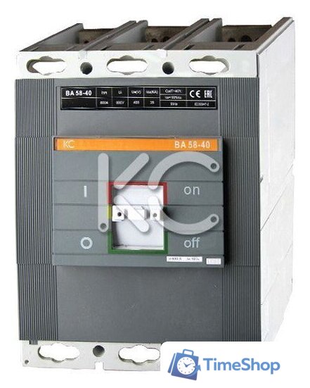 Выключатель автоматический КС ВА 58-40 3Р 500А 35кА 84125 - Изображение №1 — Интернет-магазин Time-Shop