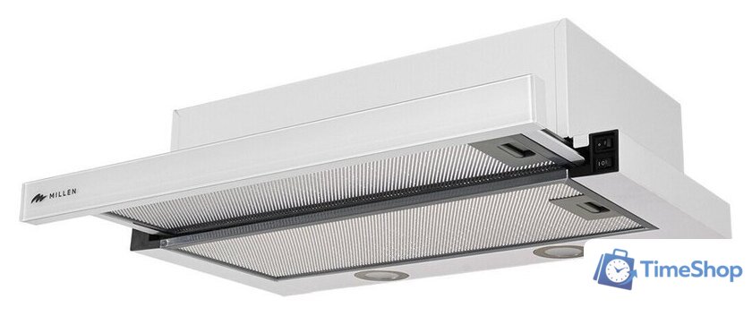 Кухонная вытяжка Millen MBKHSG 601 WH - Изображение №1 — Интернет-магазин Time-Shop