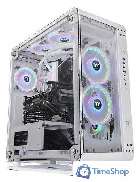 Корпус Thermaltake Core P6 Tempered Glass Snow CA-1V2-00M6WN-00 - Изображение №1 — Интернет-магазин Time-Shop