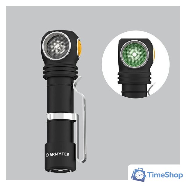 Фонарь Armytek Wizard C2 WG Magnet USB (белый) - Изображение №2 — Интернет-магазин Time-Shop