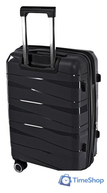 Чемодан-спиннер Pride РР-201 (L, черный) - Изображение №3 — Интернет-магазин Time-Shop