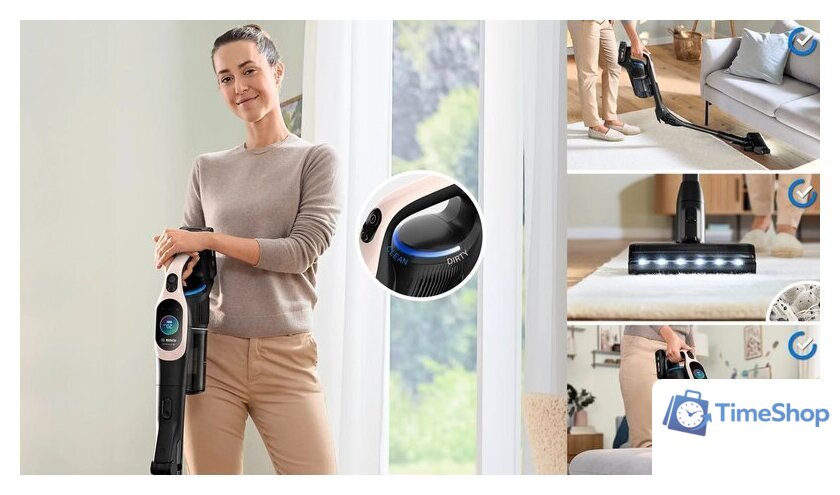 Пылесос Bosch Unlimited 10 BBS1041RBA - Изображение №4 — Интернет-магазин Time-Shop
