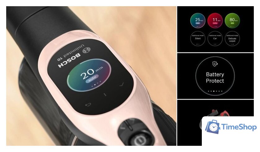 Пылесос Bosch Unlimited 10 BBS1041RBA - Изображение №13 — Интернет-магазин Time-Shop