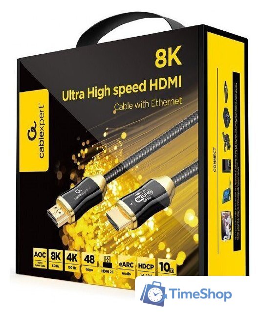 Кабель Cablexpert CCBP-HDMI8K-AOC-10M HDMI - HDMI (10 м, черный) - Изображение №3 — Интернет-магазин Time-Shop