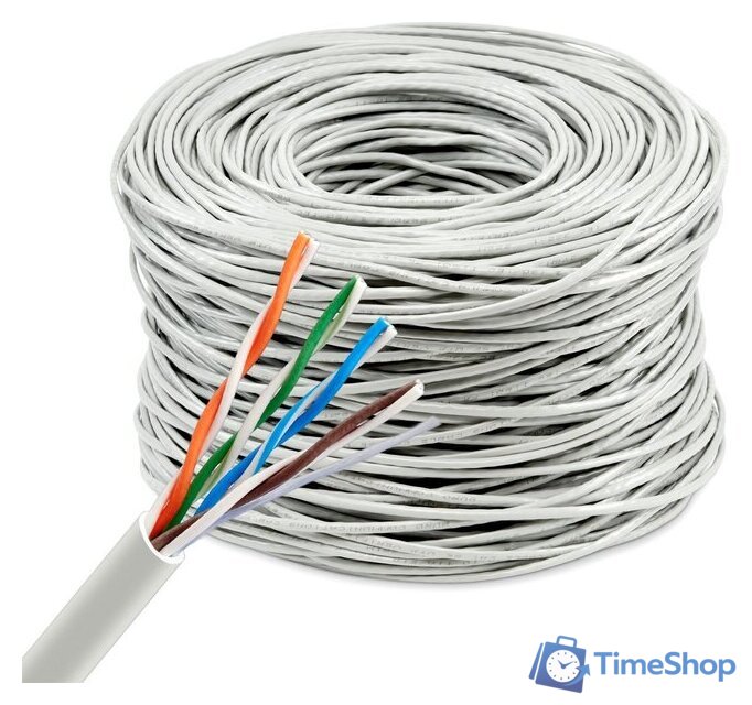 Кабель Buro BU-CCA-045 (305 м, серый) - Изображение №1 — Интернет-магазин Time-Shop