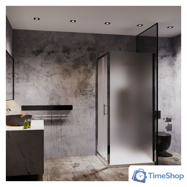 Душевой уголок Roxen Caspia 55060-100C-R 100х80 (матовое стекло) - Изображение №3 — Интернет-магазин Time-Shop