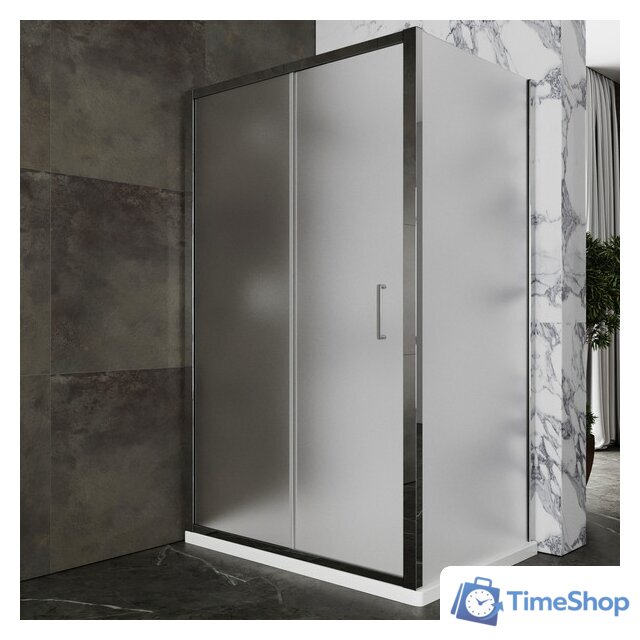 Душевой уголок Roxen Caspia 55060-100C-R 100х80 (матовое стекло) - Изображение №1 — Интернет-магазин Time-Shop