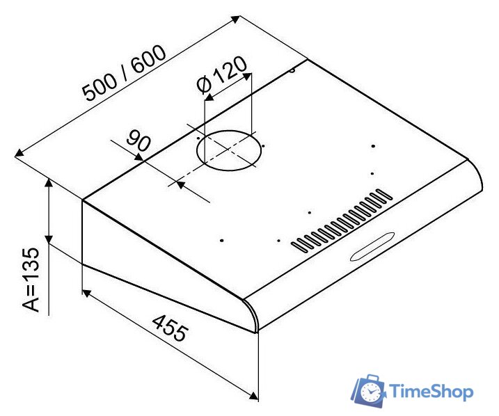 Кухонная вытяжка MPM 51-PX-72 - Изображение №4 — Интернет-магазин Time-Shop
