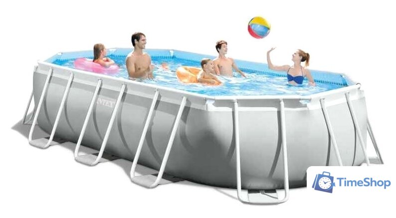 Каркасный бассейн Intex Prism Frame Oval (503x274x122) - Изображение №2 — Интернет-магазин Time-Shop