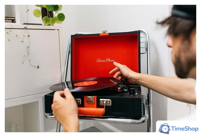 Виниловый проигрыватель Lenco TT-110 (черный/красный) - Изображение №2 — Интернет-магазин Time-Shop