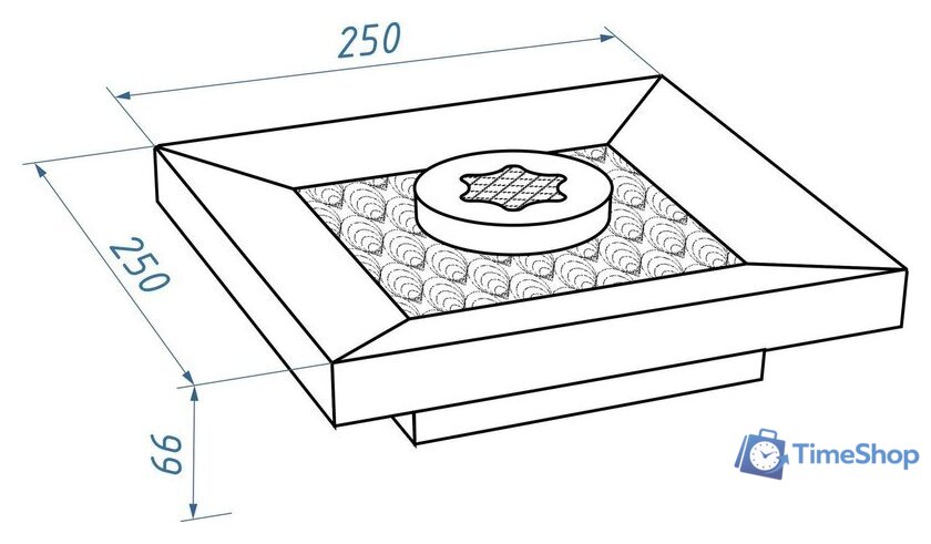 Биокамин Firelight BFP/T-2525 Cup - Изображение №3 — Интернет-магазин Time-Shop