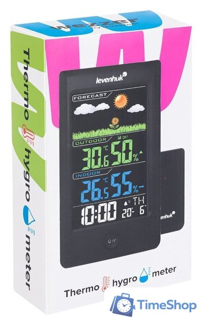 Термогигрометр Levenhuk Wezzer Teo TH40 81388 - Изображение №9 — Интернет-магазин Time-Shop