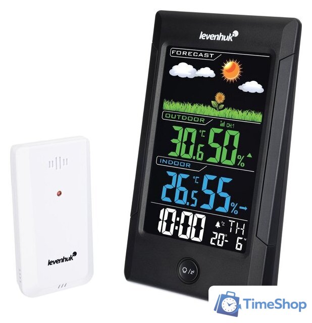 Термогигрометр Levenhuk Wezzer Teo TH40 81388 - Изображение №4 — Интернет-магазин Time-Shop