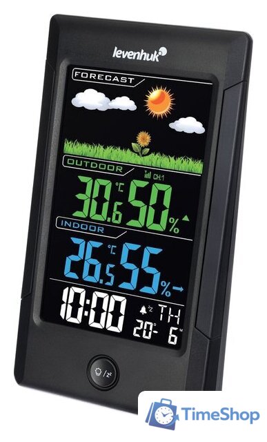 Термогигрометр Levenhuk Wezzer Teo TH40 81388 - Изображение №1 — Интернет-магазин Time-Shop